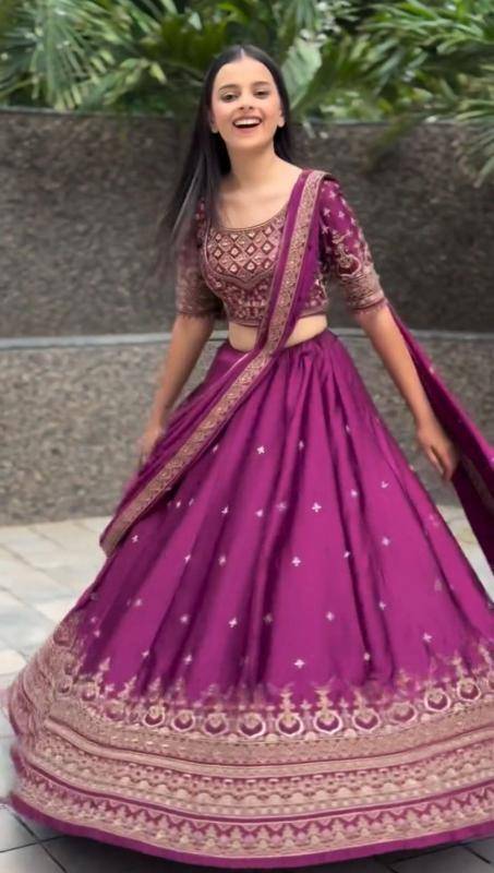 Launching New Festival Tapi 316 chinon Customized lehenga choli manufacturers in Mumbai